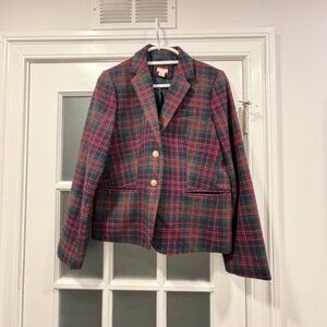 Women's J.Crew Tartan Blazer